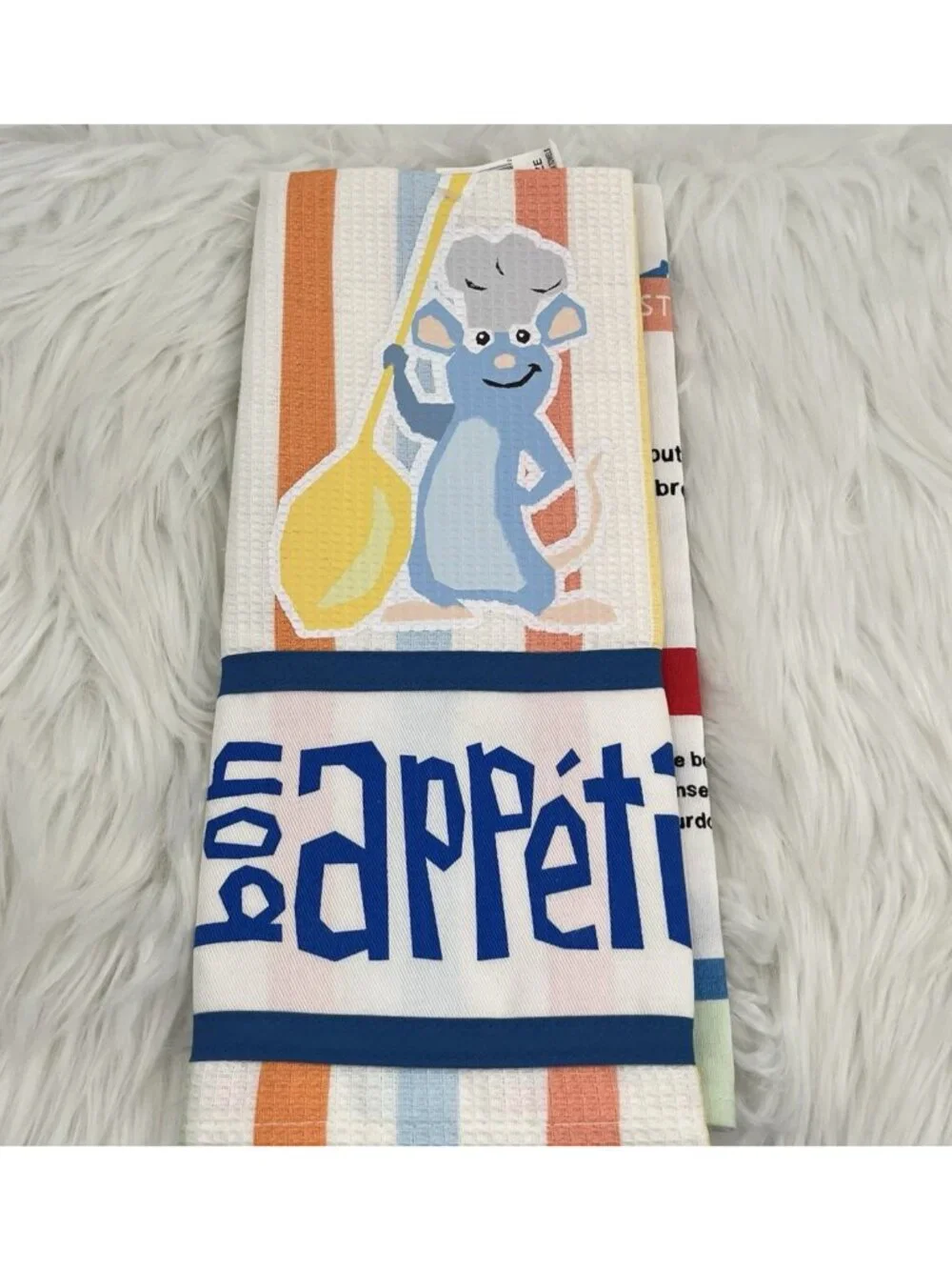 NEW DISNEY Remy Ratatouille Kitchen Towel Set of 2
